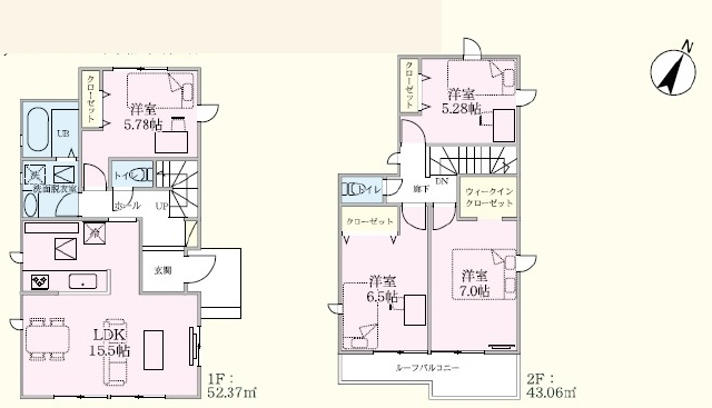 高崎市剣崎町　新築戸建　2380