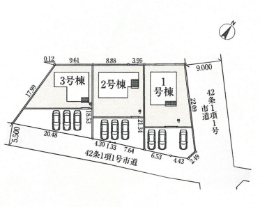 高崎市箕郷町　新築戸建　全3棟