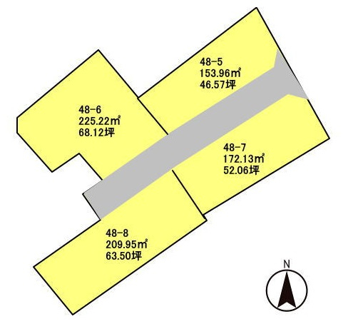 高崎市浜尻町　土地　全4区画