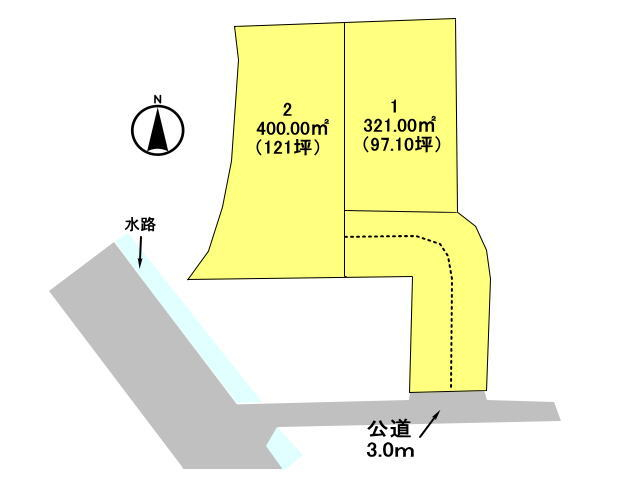 高崎市日高町　土地　全2区画_画像1