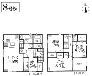 高崎市箕郷町　新築戸建　全8棟