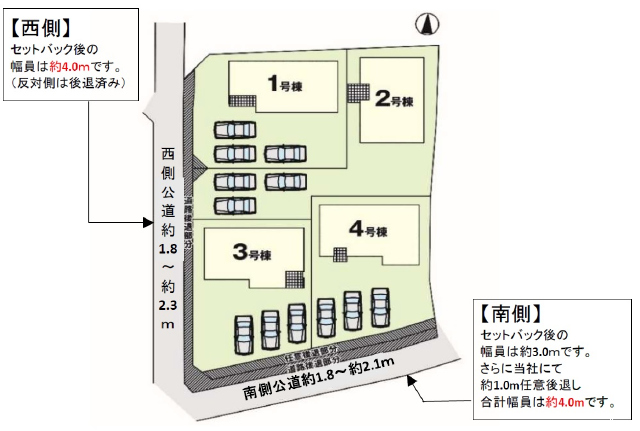 高崎市藤塚町　新築戸建　全4棟