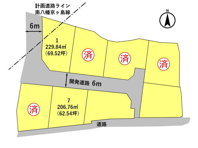 高崎市倉賀野町　土地　全8区画