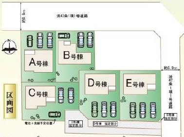 高崎市下之城町　新築戸建　全5棟_画像1