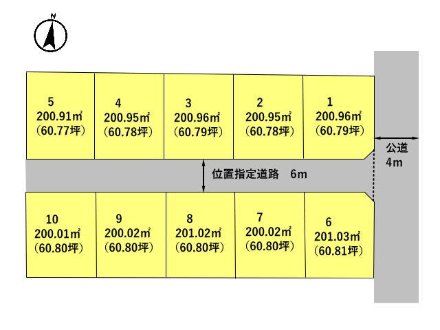 高崎市箕郷町　土地　全10区画_画像1