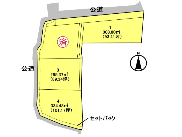 高崎市新保町　土地　全4区画_画像1