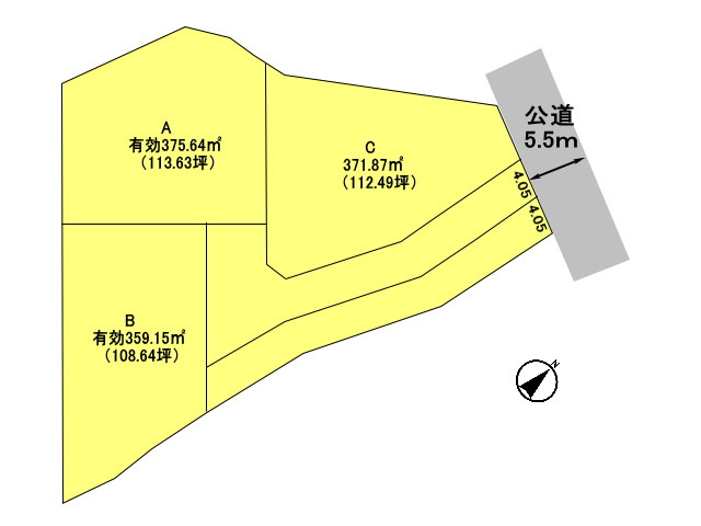 高崎市中里町　土地　全3区画_画像1