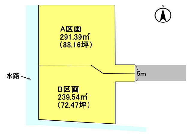 高崎市箕郷町　土地　全2区画