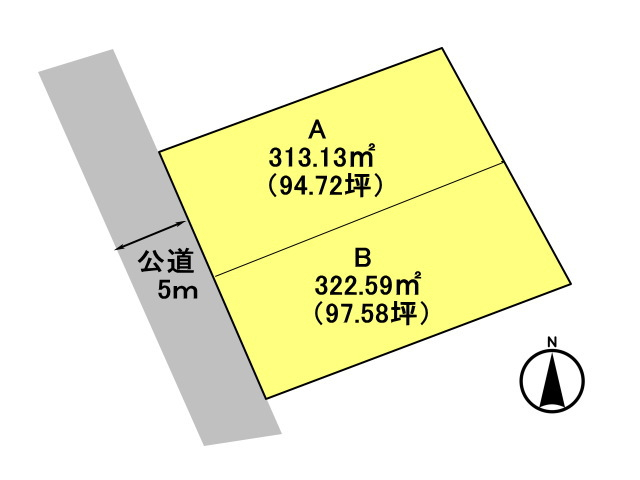 高崎市箕郷町　土地　全2区画