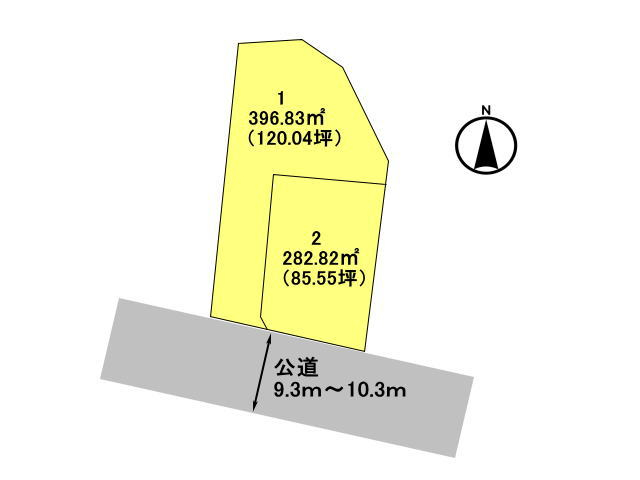 高崎市下大類町　土地　全2区画_画像3