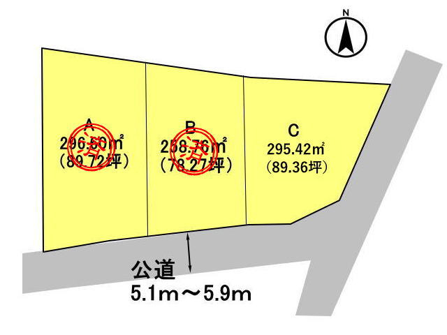 高崎市阿久津町　土地　全3区画_画像3