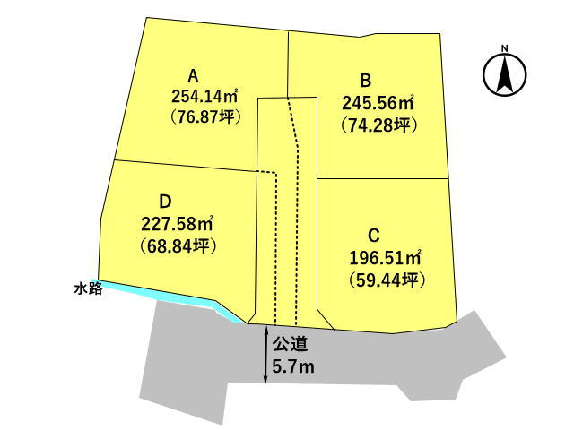 高崎市下之城町　土地　全4区画_画像3