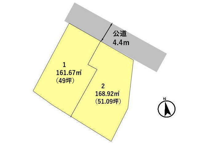 高崎市上中居町　土地　全2区画_画像3