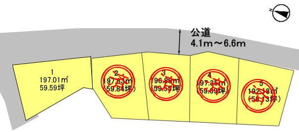 高崎市浜尻町　土地　全5区画_画像5